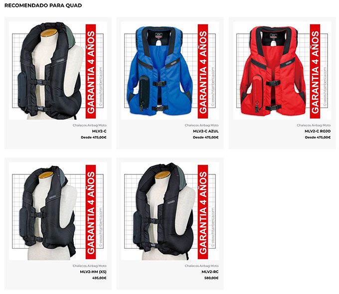 coletes airbag recomendados para quad - Conselhos para conduzir um quad com seguran&ccedil;a